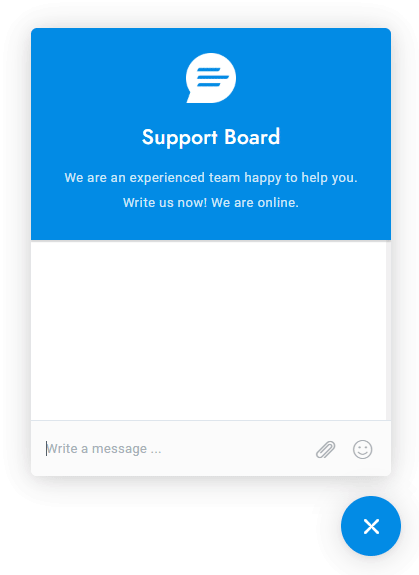 Vera Support Chat powered by AI